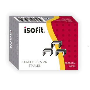 Corchetes Isofit 53/ 6 Caja De 5000 Uds