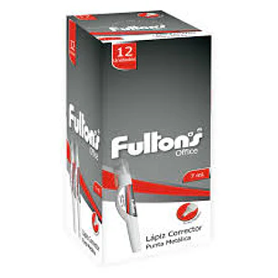Corrector Lapiz Pta Metal 7Ml Fultons