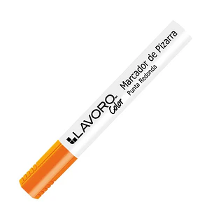 Marcador Pizarra Pta Red. Naranja Lavoro