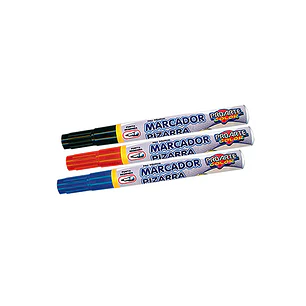 Marcador Pizarra Pta Redonda Negro Proarte