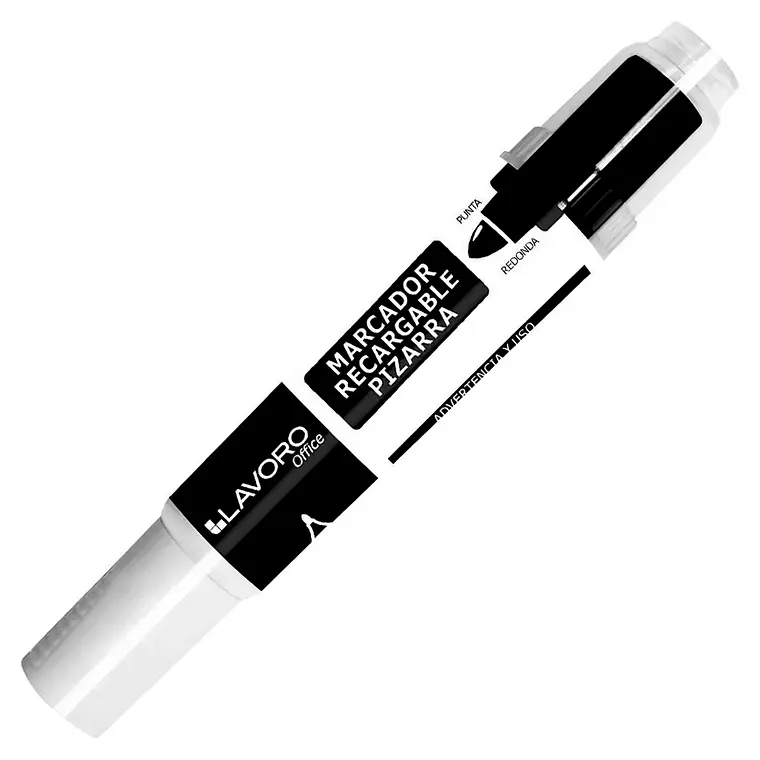 Marcador Pizarra Recargable Pta Red Negr Lavoro 1