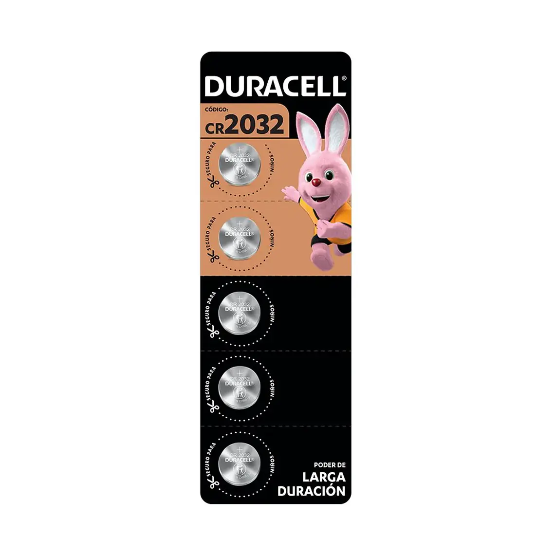 Pila Duracel Cr2032 Lithium 3V 5 Unidades 1