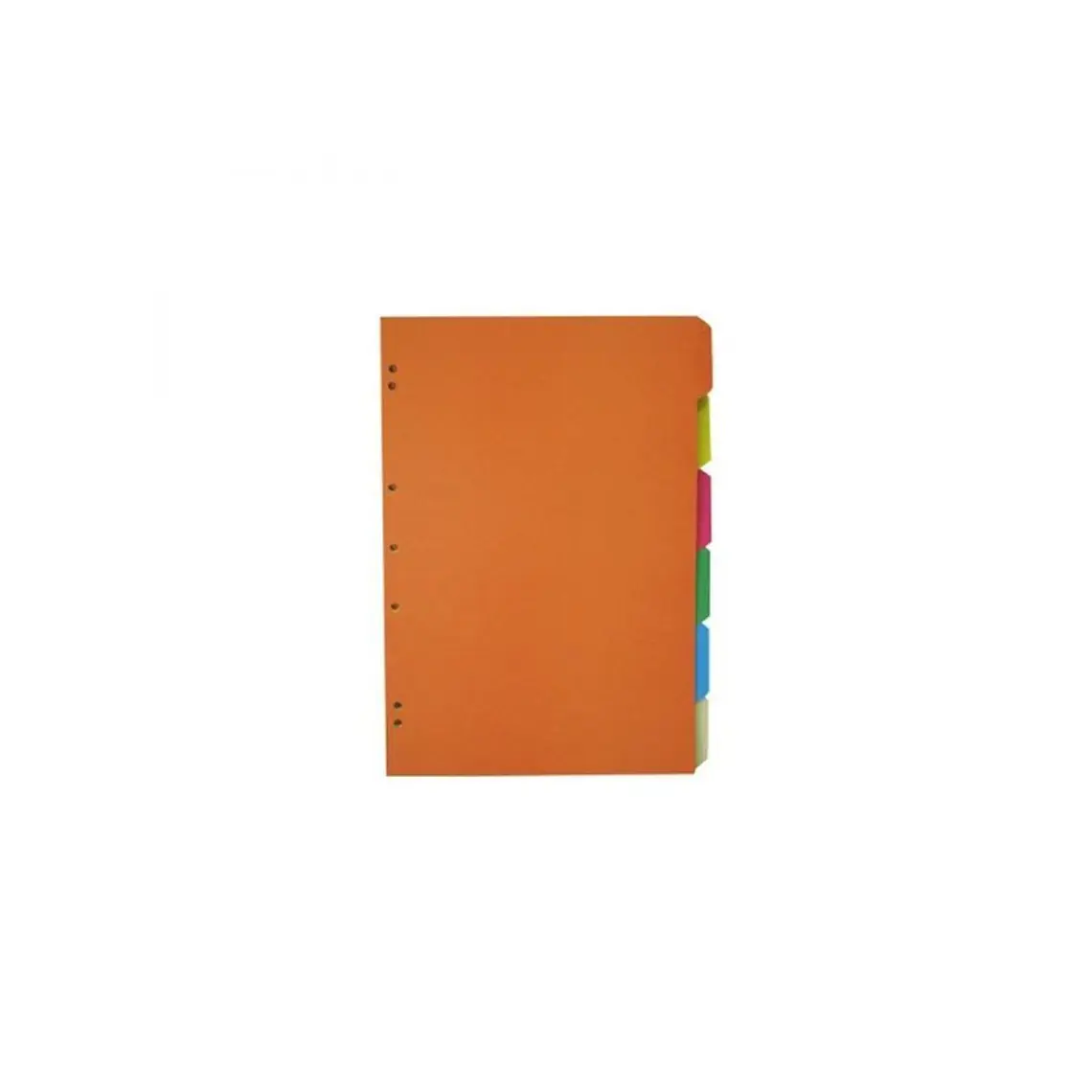 Separador Carta Cart. 6 Div. Color Opaco Halley 1
