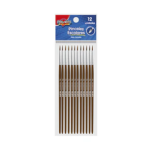 Pincel Escolar Proarte Pelo Camello 2