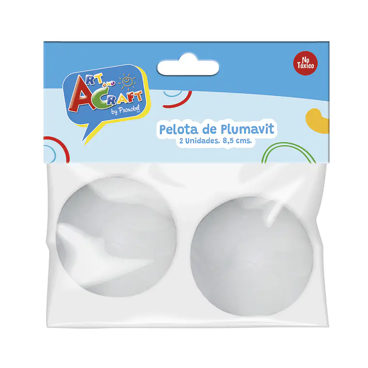 Set Pelotas 8,5 Cms 2 Pc Art & Craf 1