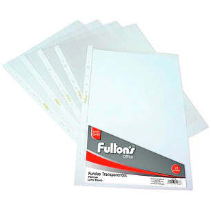 Funda P/Archivo Pp Cta Blanco 10Un Fultons