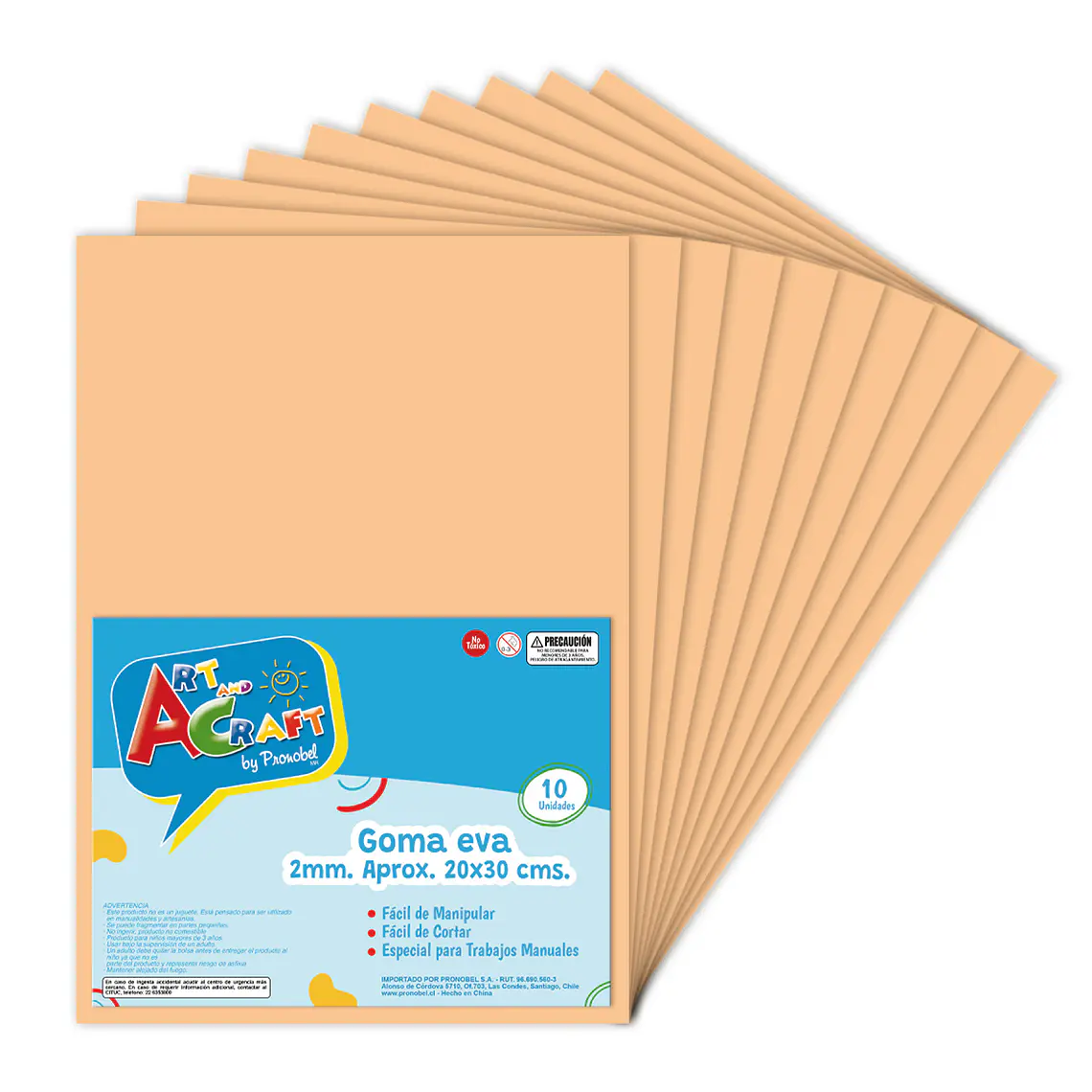 Goma Eva 20 X 30 Cm 10 Hjs Piel Art & Craf 1