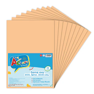 Goma Eva 20 X 30 Cm 10 Hjs Piel Art & Craf