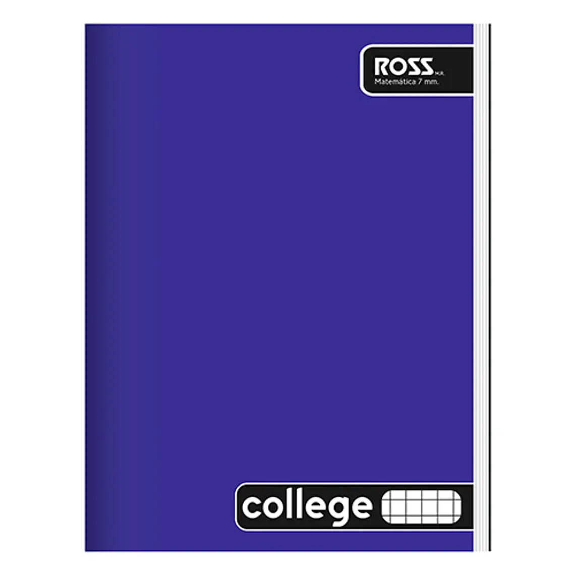 Cuad.Ross College Liso 80 Hj  7Mm 1