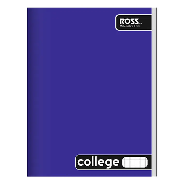 Cuad.Ross College Liso 80 Hj  7Mm 1