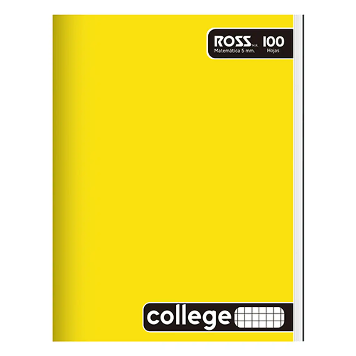 Cuaderno College 100 Hojas Matematica 5Mm Proarte 1