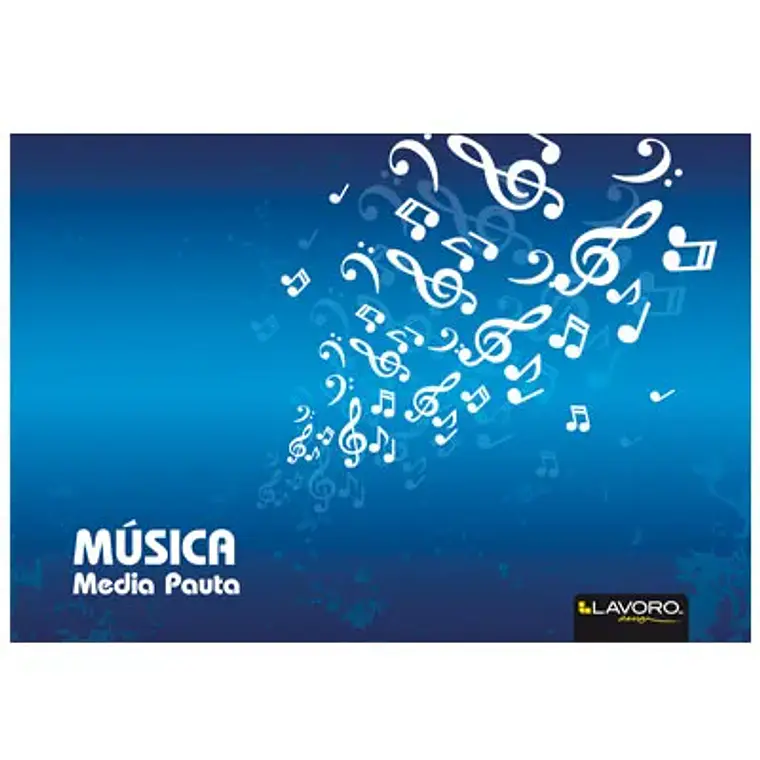 Cuaderno Musica 1/2 Pauta 10 Hjs Lavoro 1