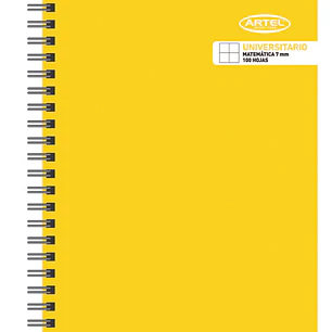 Cuaderno Universitario Artel Emplacad Liso 7Mm 100Hj