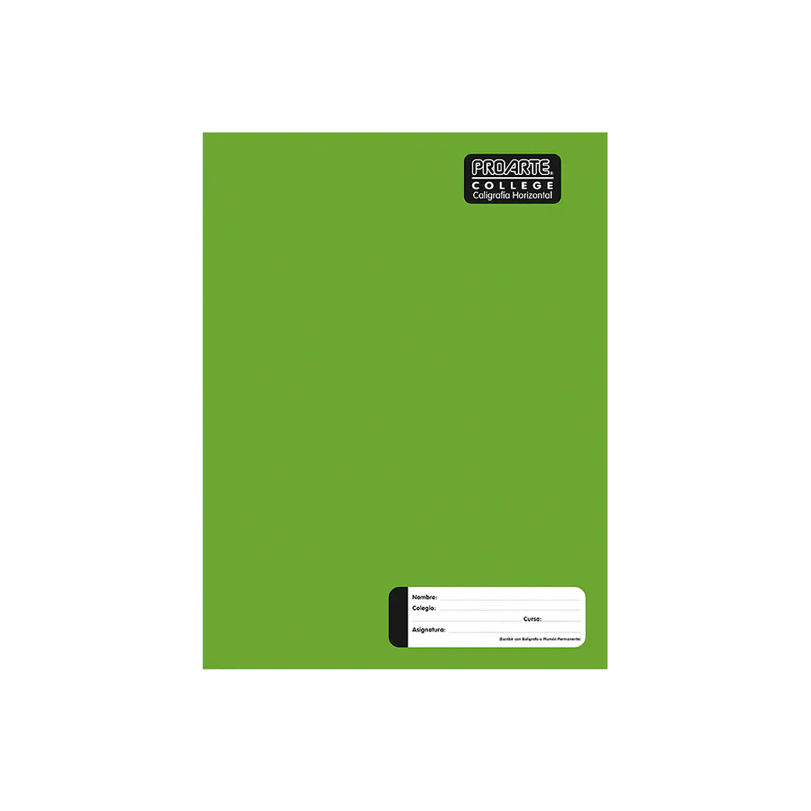 Cuaderno Liso Proarte College 80Hjas Caligraf Horizontal 1