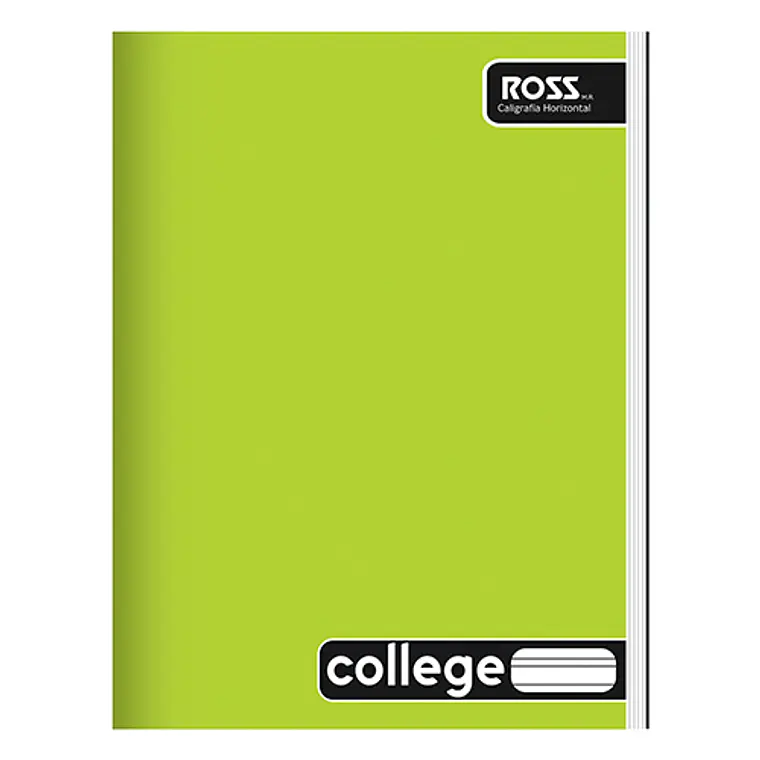 Cuaderno Ross College Liso 80 Hj Cal Horzt 1