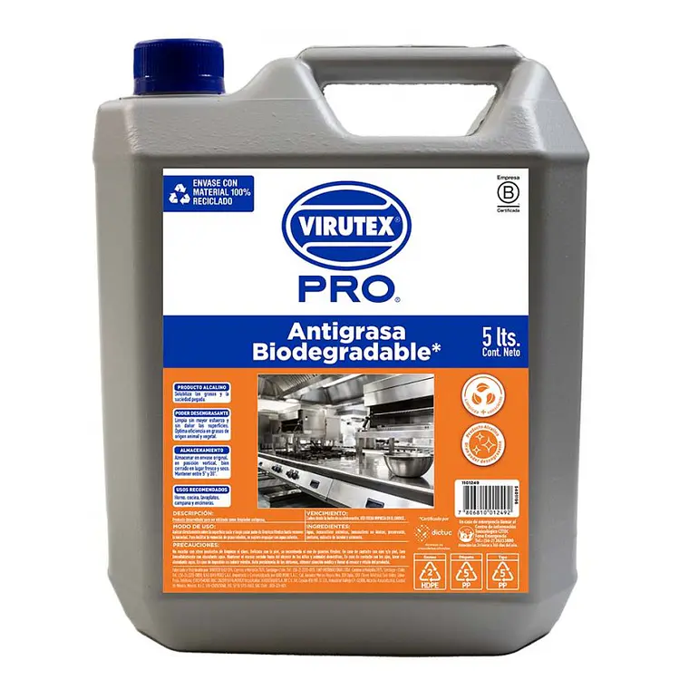 LIMPIADOR ANTIGRASA BIOBAMBU 5000ML - VTX PRO 1