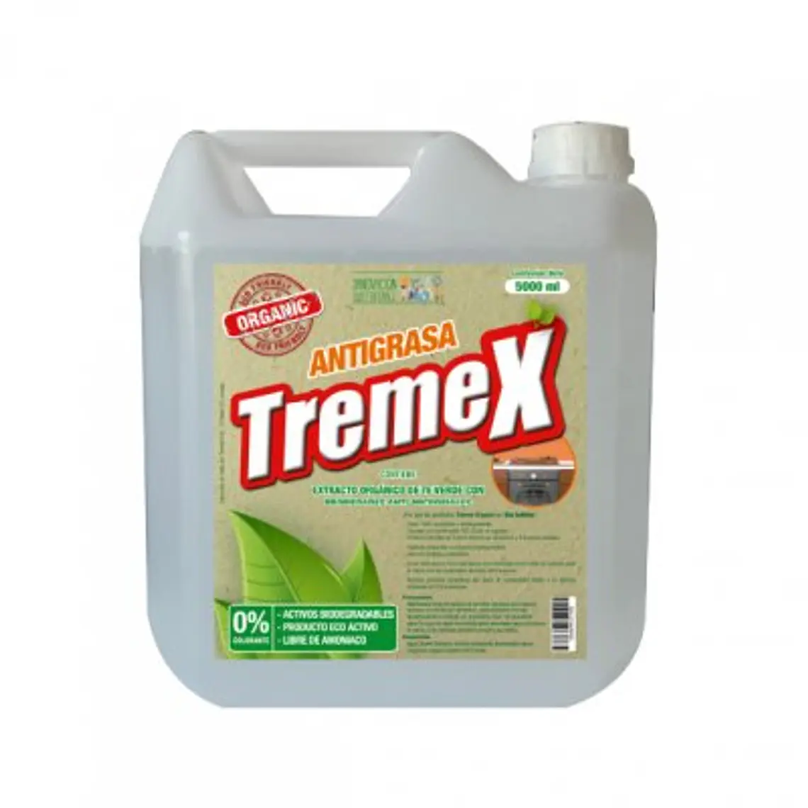 LIMPIADOR ANTIGRASA TREMEX AROMA NARANJA 5 LT 1