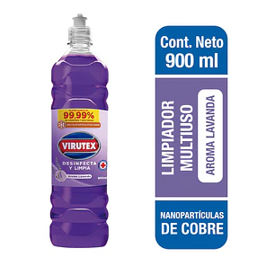 LIMPIAPISOS LAVANDA 900 CC VIRUTEX