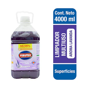 LIMPIADOR DESINFEC SUP LAVANDA 4000 CC - VTX