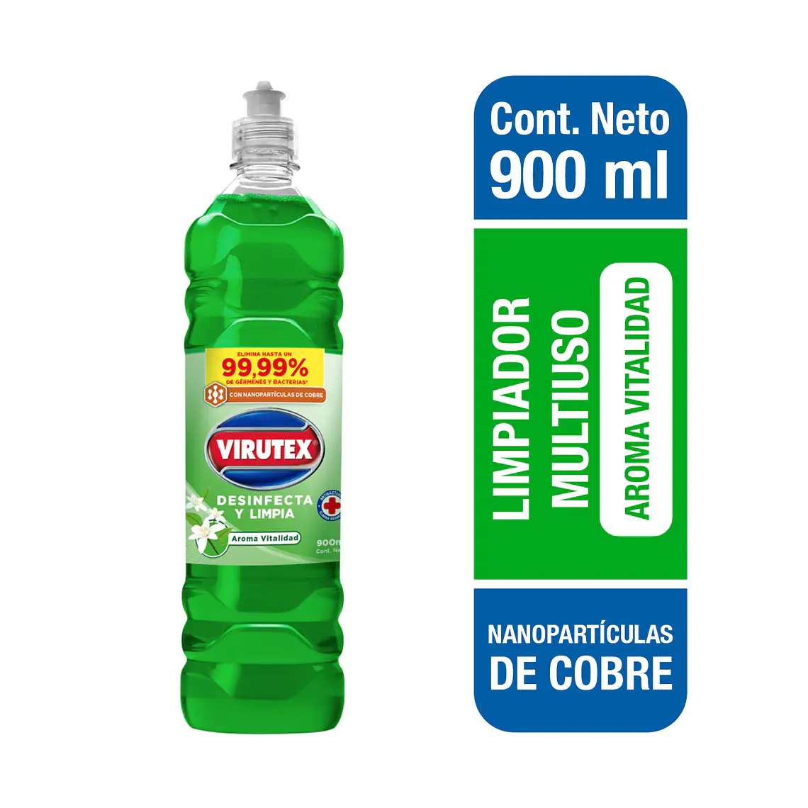 LIMPIADOR DESINFECTANTE 900CC VITALIDAD VIRUTEX 1