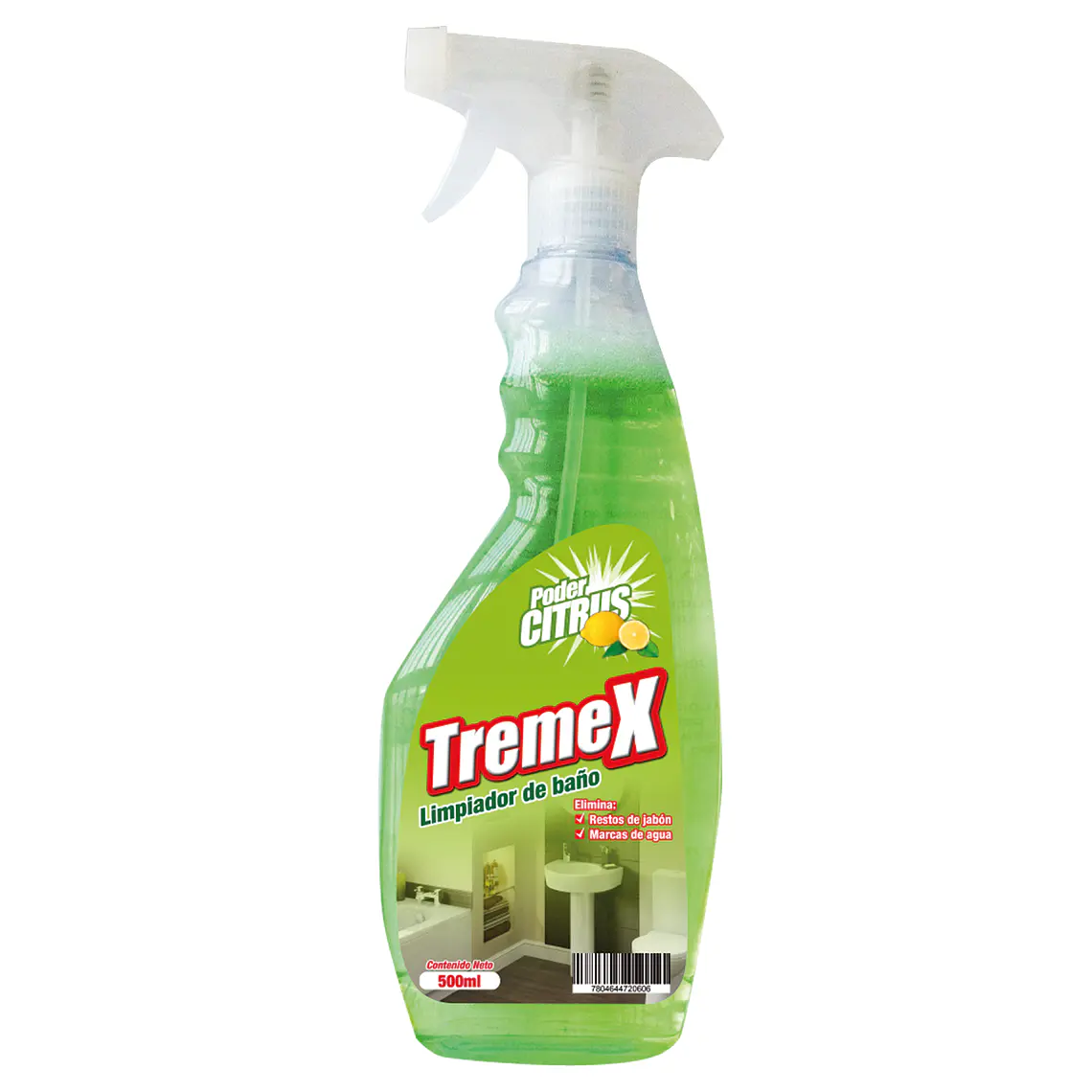 LIMPIADOR DE BAÑO CON GATILLO 500 CC TREMEX 1