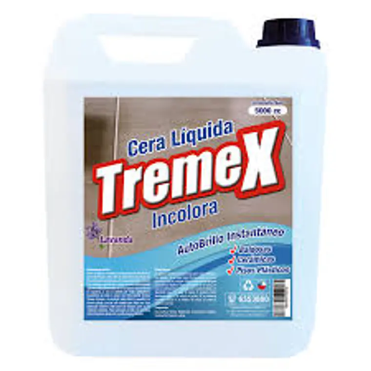 CERA LIQUIDA INCOLORA 5.000 CC TREMEX 1