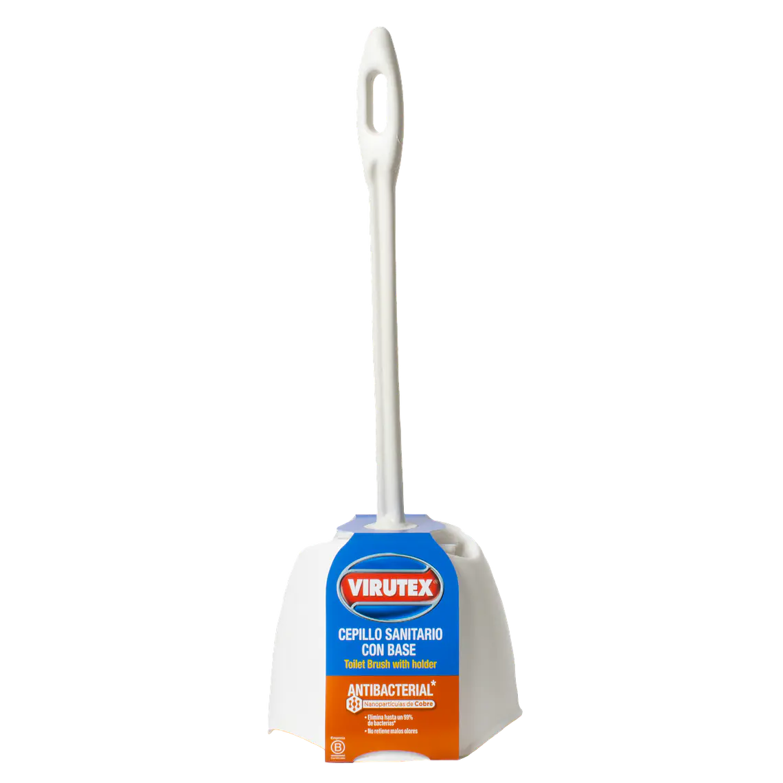ESCOBILLA LIMPIA SANITARIO C/BASE Y CEPILLO - VIRUTEX 1