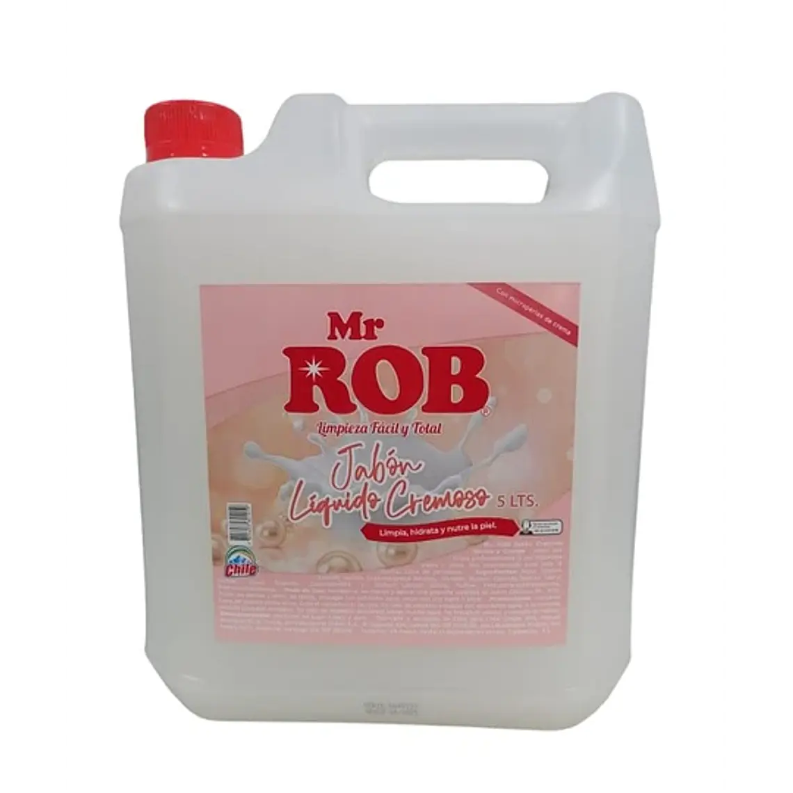 JABON LIQUIDO CREMOSO  Mr Rob 5 lts 1