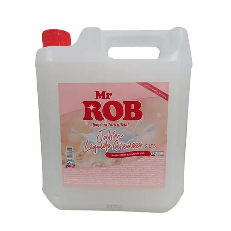 JABON LIQUIDO CREMOSO  Mr Rob 5 lts 1