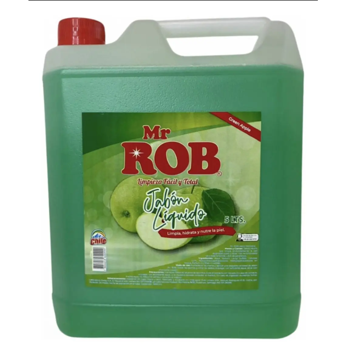 JABON LIQUIDO MANZANA 5000 ML MR ROB 1