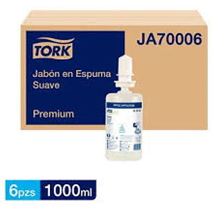 TORK  JABON ESPUMA PREMIUM SUAVE 1LT X 1 UNID