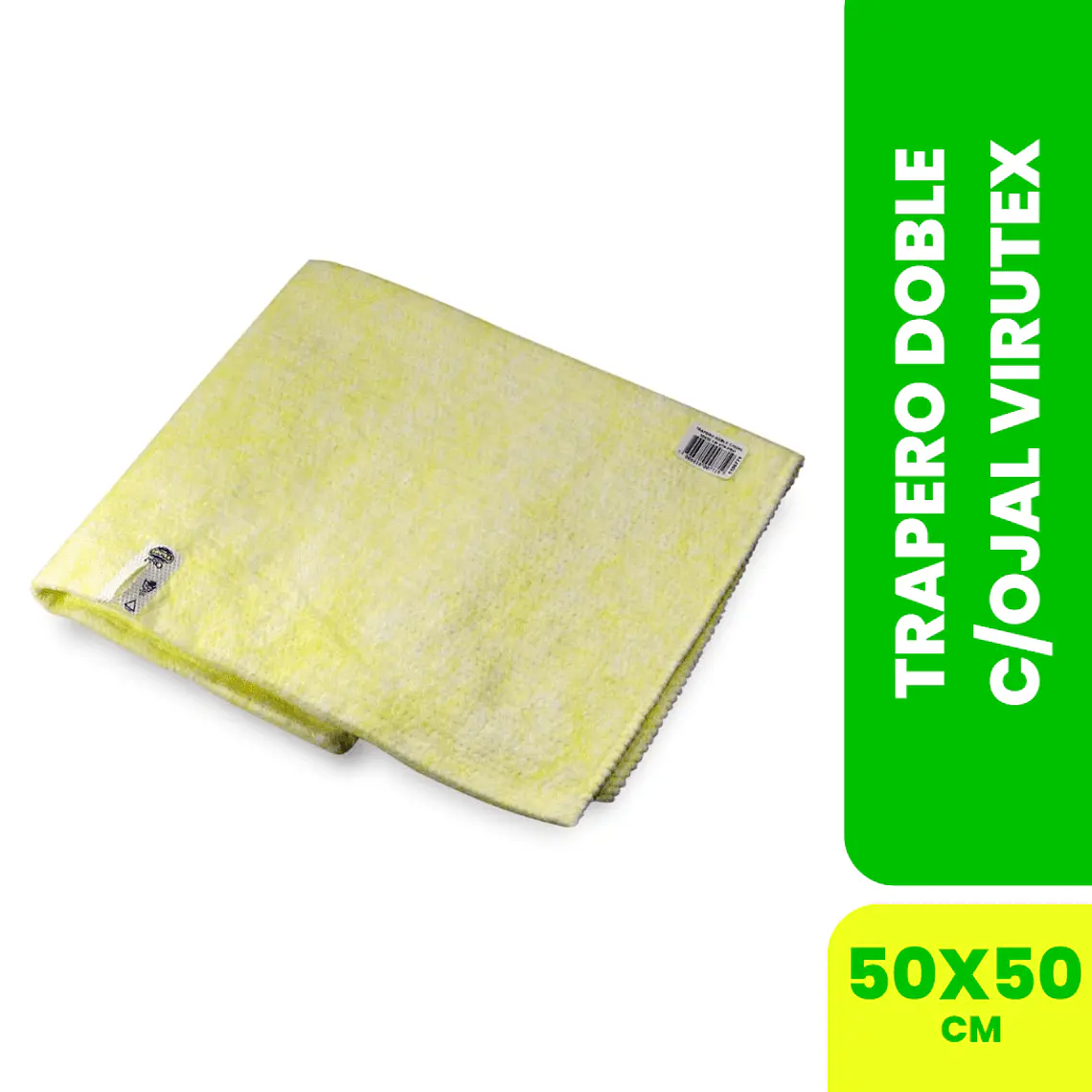 TRAPERO DOBLE C/OJAL 50X50 CM VTX-PRO 1