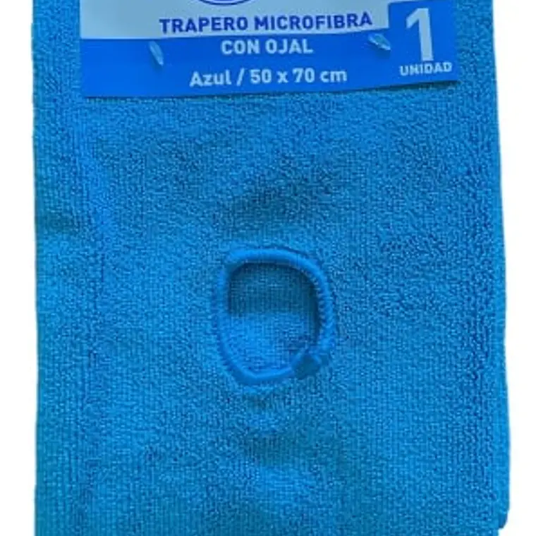 TRAPERO MICROFIBRA COJAL 50X70 AZUL VIRUTEX 1
