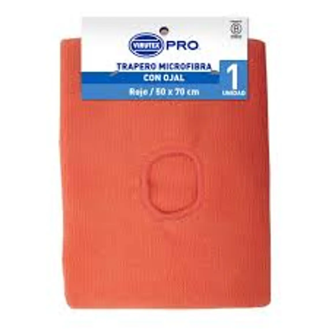 TRAPERO MICROFIBRA COJAL 50X70 ROJO VIRUTEX 1