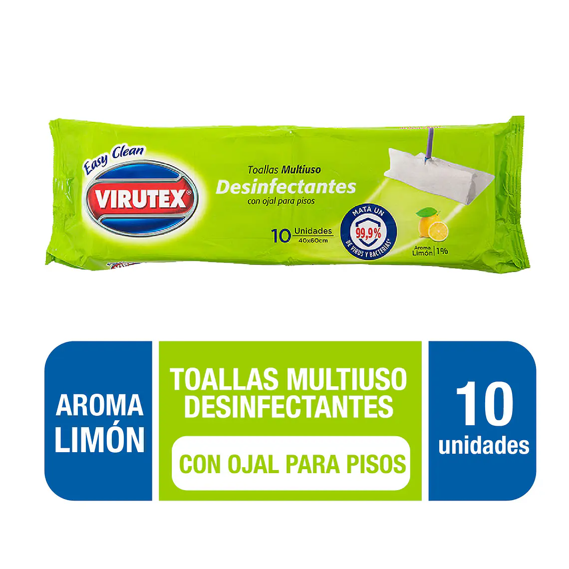 TRAPERO DESINFECTANTES MULTIUSO AROMA LIMON VTX 1