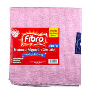 TRAPERO ALGODON SIMPLE C/OJAL 50X45 FIBRO