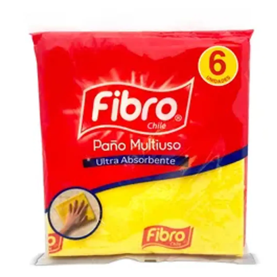 PAÑO MULTIUSO 6 UNID FIBRO 1