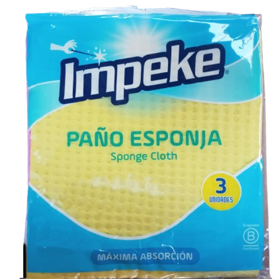 PAÑO ESPONJA X 3 UNID - IMPEKE 1