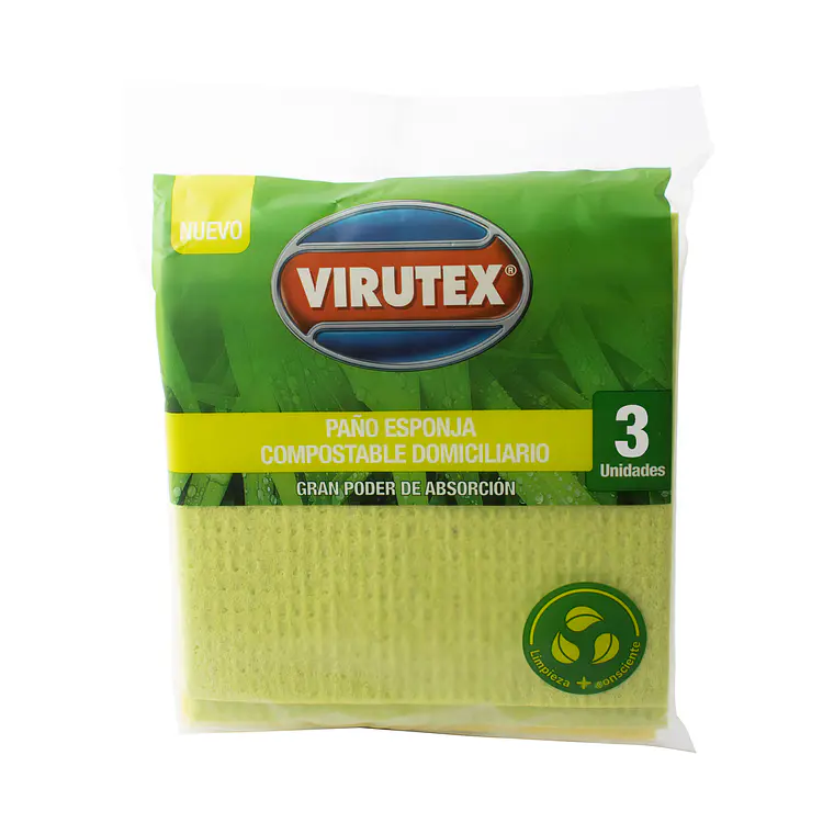 PAÑO CELULOSA NATURAL X 3 - CLASICA VTX 1