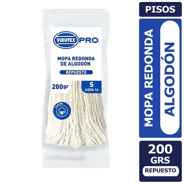 RPTO MOPA ALGODON 200 gr.VTX PRO 1