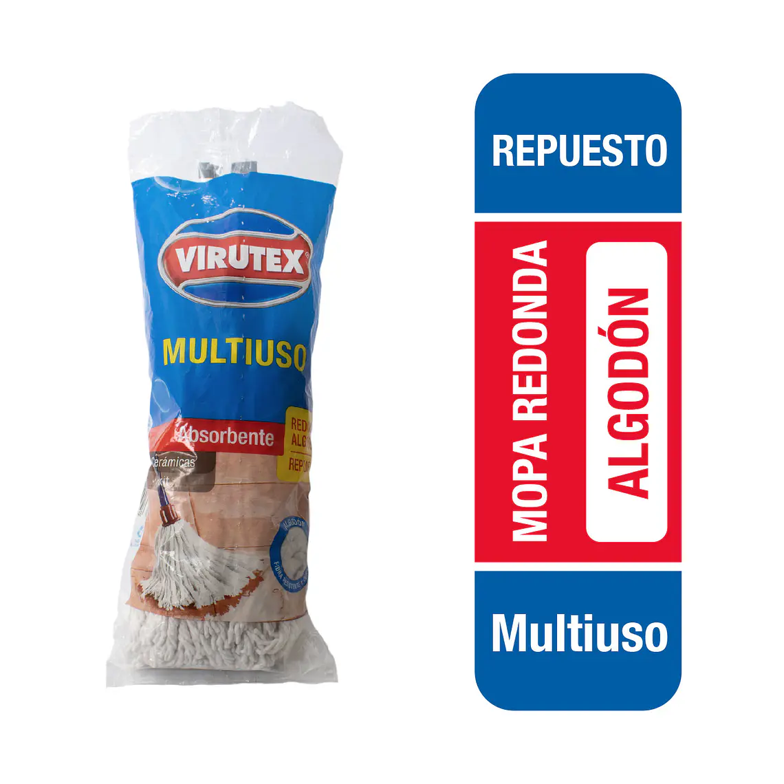 MOPA REDONDA ALGODÓN RPTO - IMPEKE 1