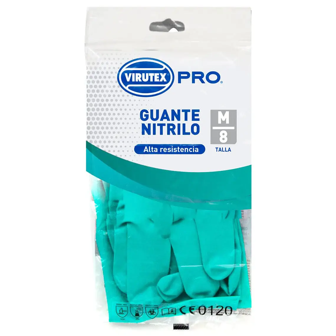 GUANTE DE NITRILO VIRUTEX TALLA 'M' PAR 1