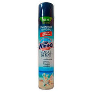 DESODORANTE AMBIENTAL WINNEX 400ML MENSAJE DEL MAR