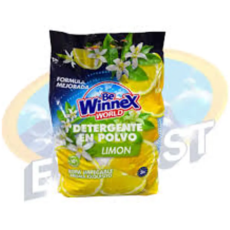 DETERGENTE EN POLVO AROMA LIMON  5KG WINNEX 1