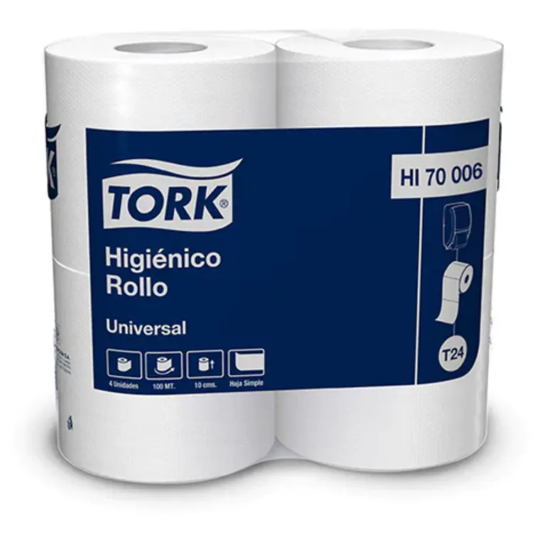 TORK UNIVERSAL HIGIENICO ROLLO H/S 32 ROLLOS X100 MT 1
