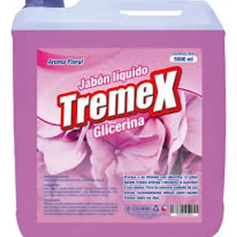 JABON LIQUIDO TREMEX AROMA FLORAL 5 LT 1