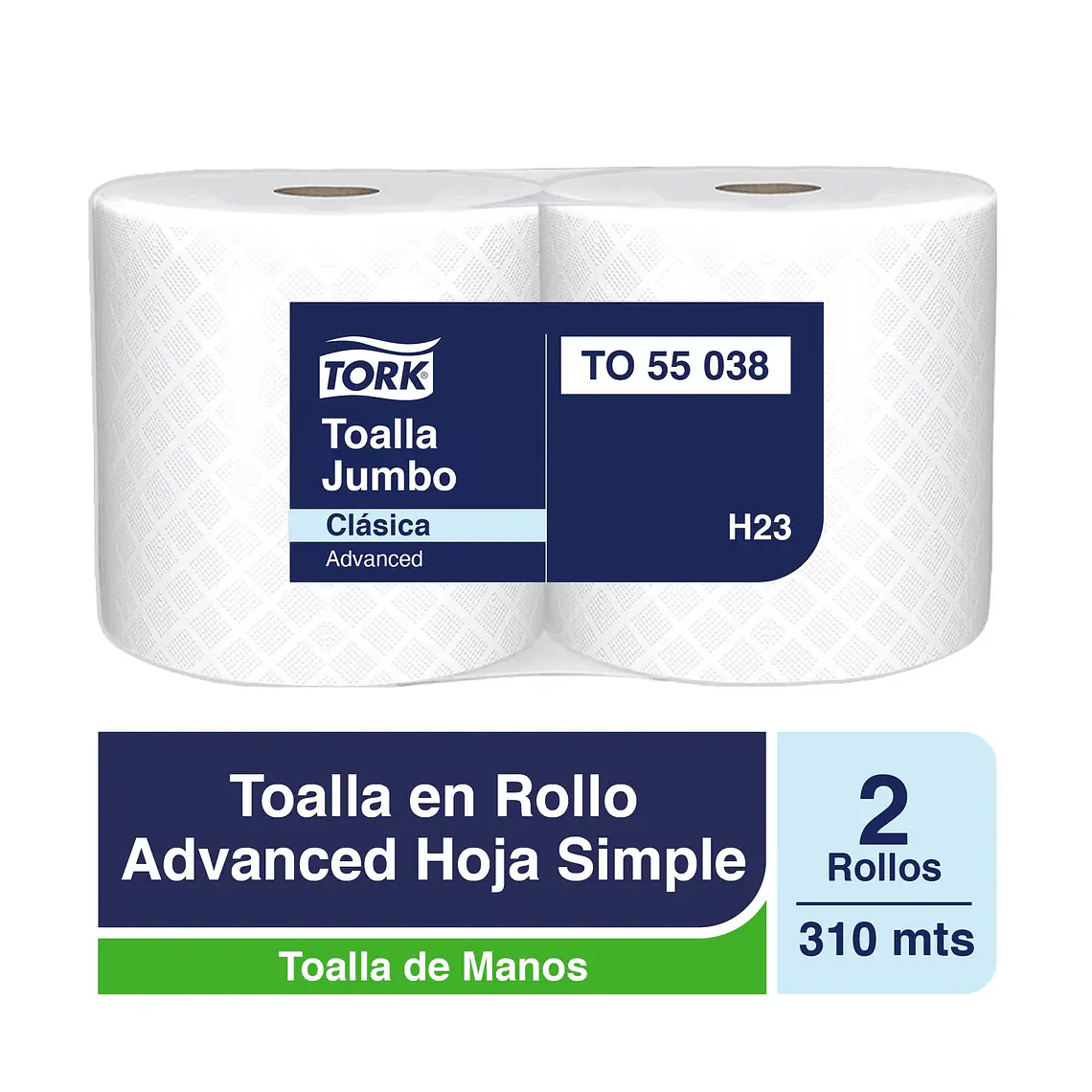 TORK ADVANCED TOALLA JUMBO H/S 2X310 MT 1