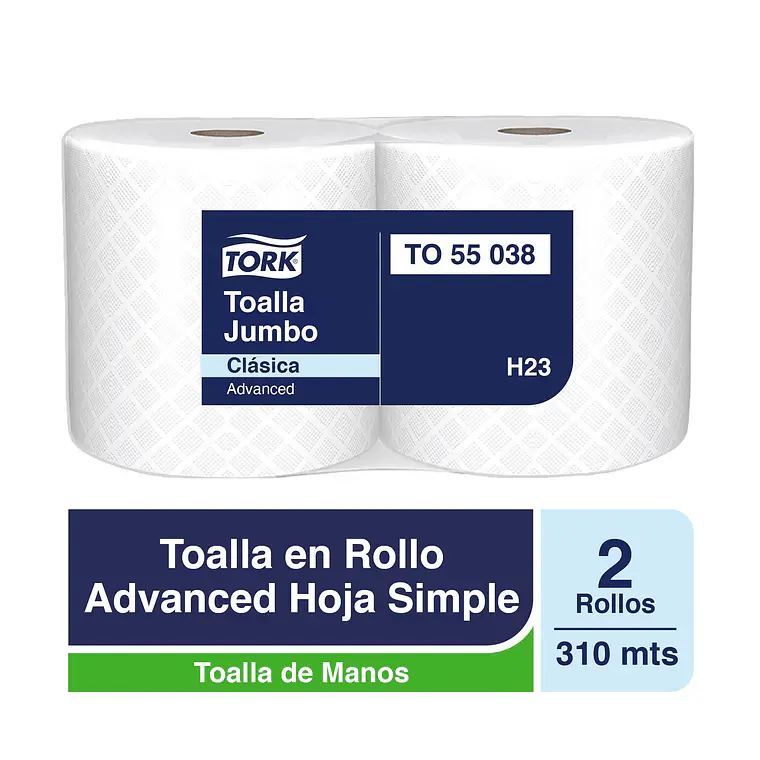 TORK ADVANCED TOALLA JUMBO H/S 2X310 MT 1