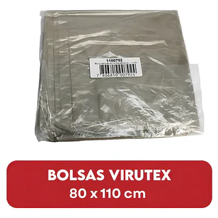 BOLSA P/BASURA TRANSPARENTE 80X110 10 UN VTX PRO