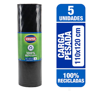 BOLSA BASURA BIO ROLLO 110X120 5 UN VTX